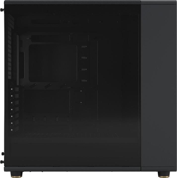 Actual product image Fractal Midi North XL RC Charcoal Black TG (Mini-ITX, ATX, E-ATX)