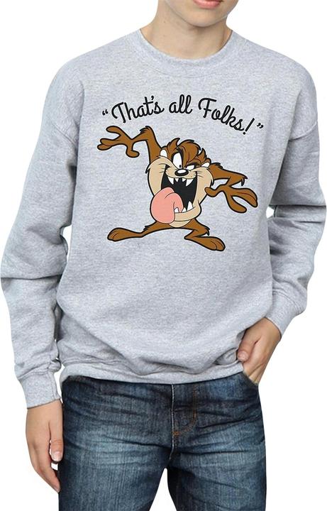 Image du produit Looney Tunes Boys That's All Folks Tasmanian Devil Sweatshirt (152, 158)