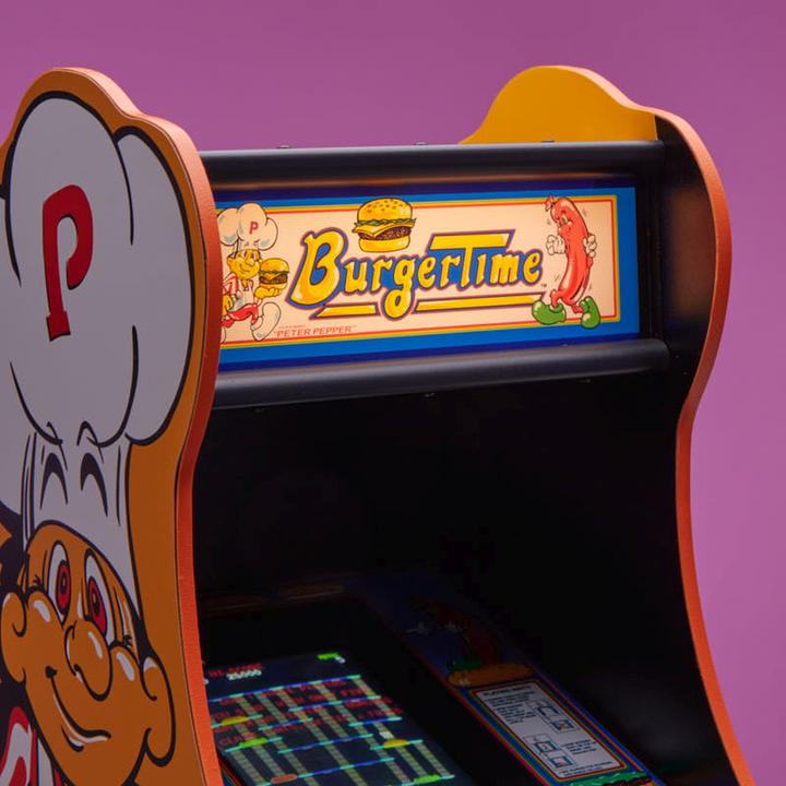 Actual product image Numskull Quarter Scale Arcade Cabinet - Burger Time