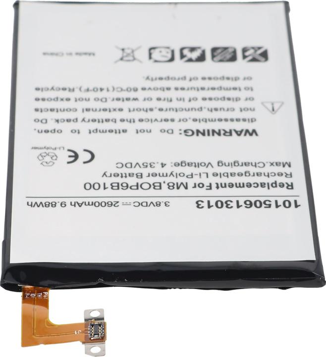 Image du produit AccuCell Akku HTC One M8, 35H00214-00M, 35H00214-01M, B0P6B100, BOP6B100, M8S