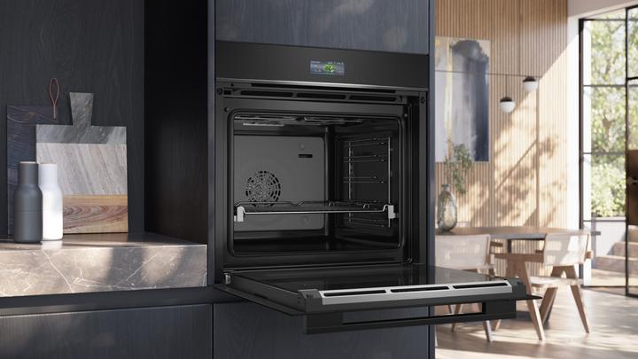 Image du produit Siemens iQ700, Four encastrable, 60 x 60 cm, noir, inox, HB734GBB1