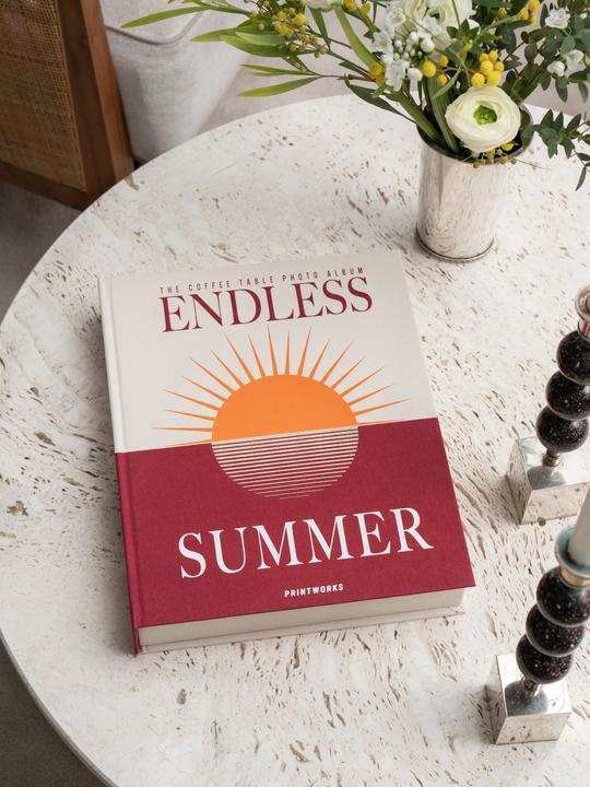 Produktbild Printworks Fotoalbum Endless Summer bordeaux (28 x 21 cm)