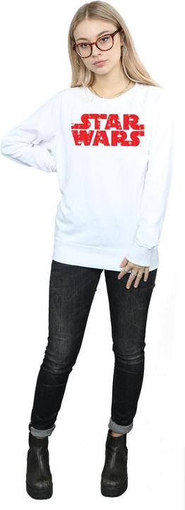 Actual product image Star Wars Womens/Ladies Christmas Logo Sweatshirt (XXL)