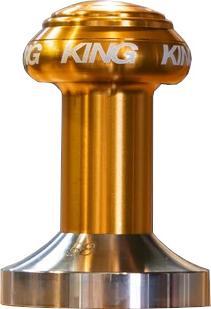 Actual product image Chris King Espresso Tamper, 58mm, flat, gold
