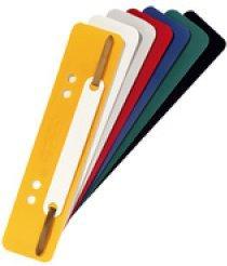 Produktbild Herlitz Heftstreifen, 34 x 150 mm, PP-Folie, farbig sortiert mit Plastik-Deckleiste, Lochung: 60-80 mm, sort