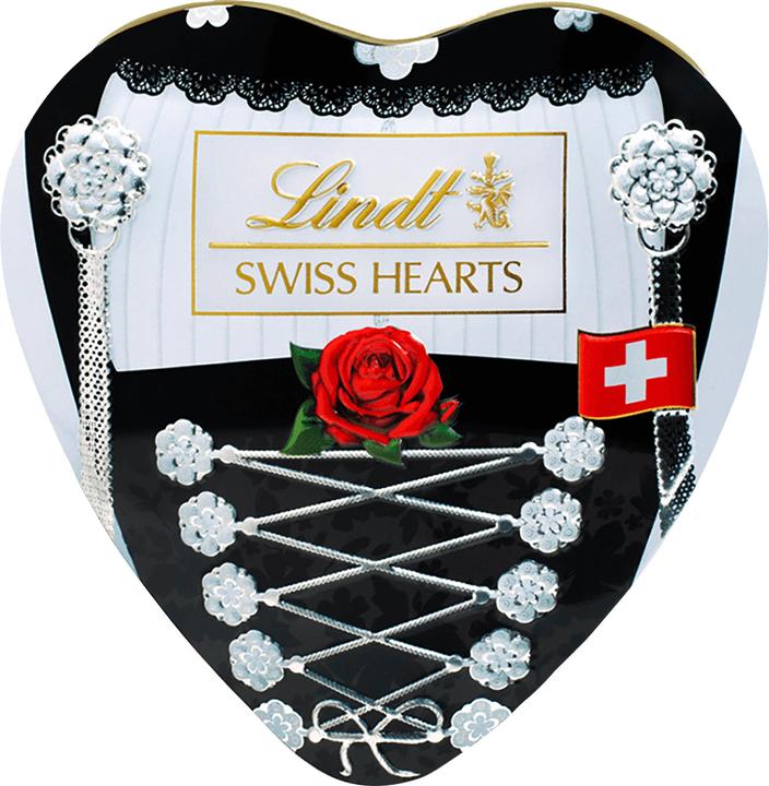 Actual product image Lindt Souvenir hearts milk heart tin traditional costume edition (90 g)