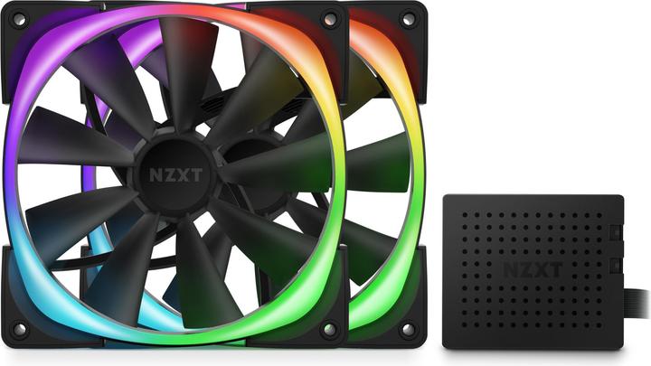 Actual product image NZXT Aer RGB 2 Twin Starter Pack (140 mm, 2 x)