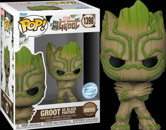 Immagine prodotto Funko POP! Marvel 85° Anniversario We are Groot - Groot come Black Panther Esclusivo