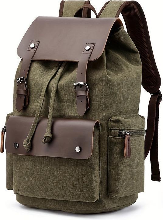 Only-Bags.Store Trendy Retro Canvas Computer Tasche Rucksack, Student School Bag, Retro Casual Backpack, Strong