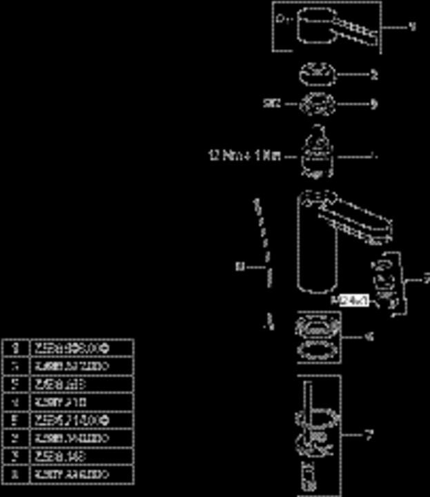 Actual product image KWC FIT lever mixer, fixed spout