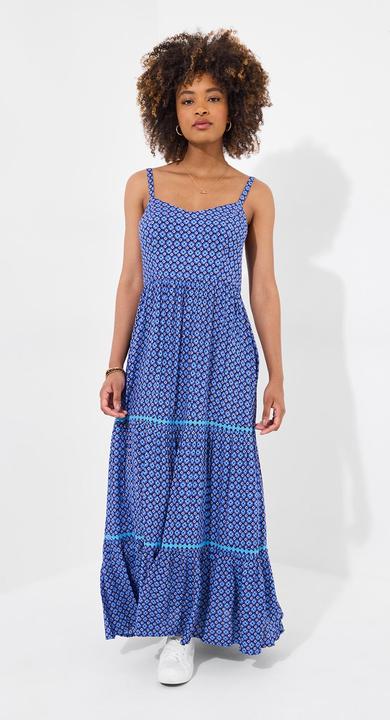Produktbild Joe Browns Geo Print Lace Trim Strappy Maxi Dess (14)