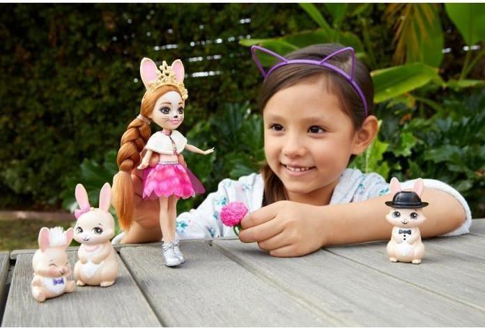 Actual product image Enchantimals Rabbit family