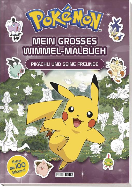 Immagine prodotto Panini Pokémon Il mio grande libro da colorare nascosto - Pikachu e i suoi amici