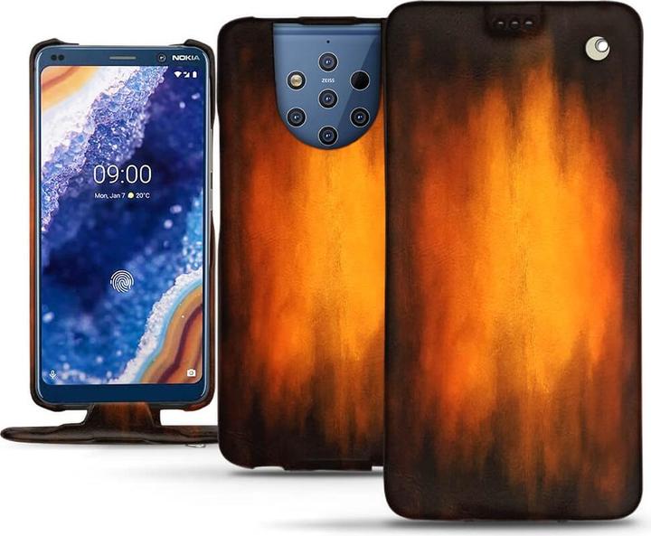 Productafbeelding Noreve Lederen omslag verticaal (Nokia 9 PureView)