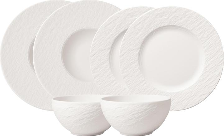 Image du produit Villeroy & Boch Kit de démarrage 6 pièces EC Manufacture Rock blanc (6 pièce(s))