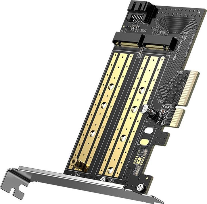 Produktbild Ugreen PCIe 3.0 x4 to M.2 M-Key + M.2 B-Key Adapter