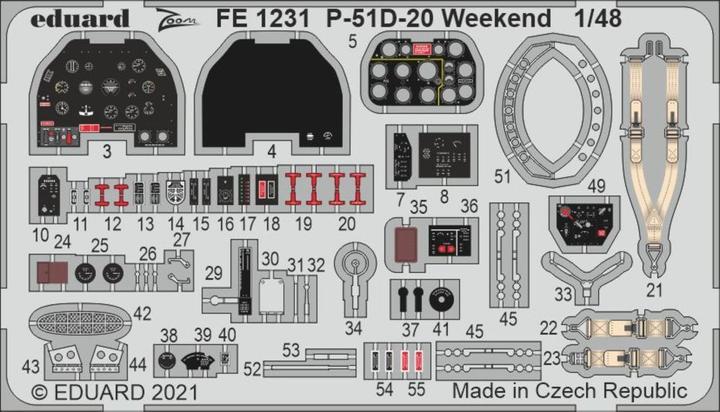 Produktbild Eduard P-51D-20 Weekend for