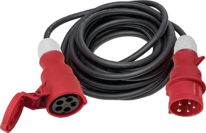 Immagine prodotto Weingärtner Prolunga in gomma 400V 10m IP44 approvata. H07RN-F 5G4.0 (32A) (10 m, CEE 63/5)