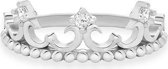 Produktbild Brilio Silver - Original silver ring Crown RI115W - Circuit: 50 mm (50)