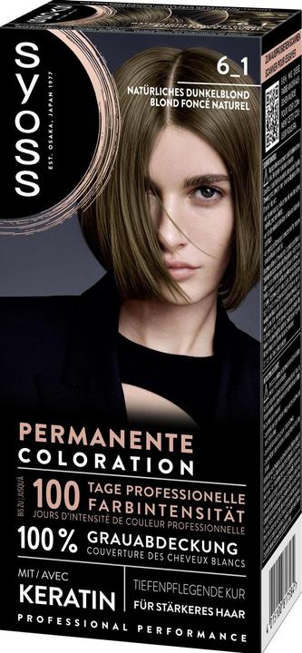 Actual product image Syoss Permanent colouration (6_1 Natural Dark Blonde)