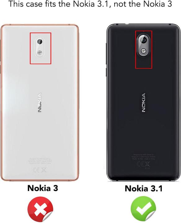 Produktbild Nalia Handyhülle (Nokia 3.1)