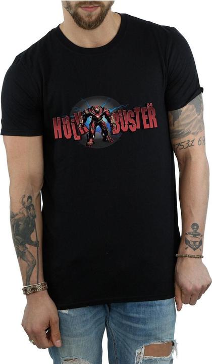 Actual product image Mens Avengers Infinity War Hulkbuster 2.0 T-Shirt (XL)