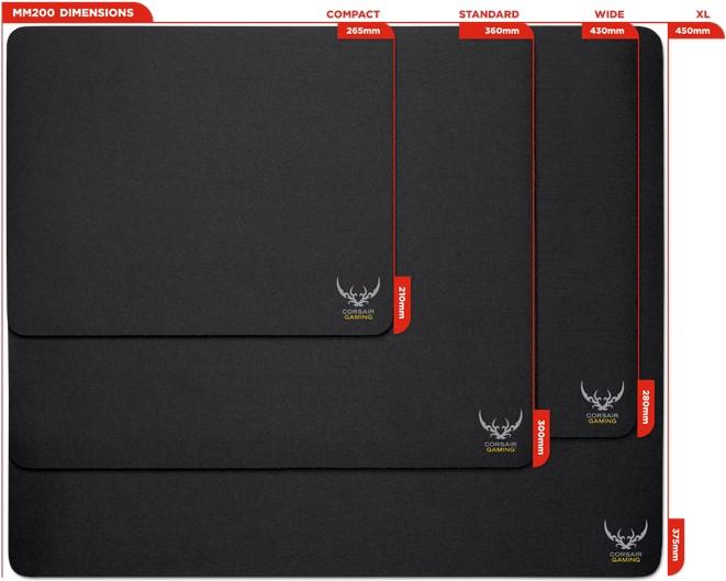 Actual product image Corsair Mm200 (M)