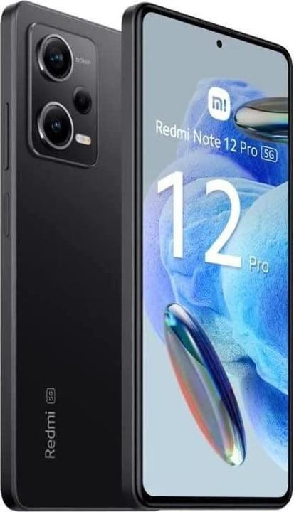 Produktbild Xiaomi Redmi Note 12 Pro (256 GB, Midnight Black, 6.67", Dual SIM, 50 Mpx, 5G)