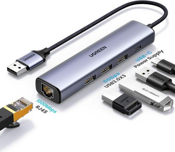 Immagine prodotto Ugreen 5in1 Adapter (USB-A, 5 Porti)