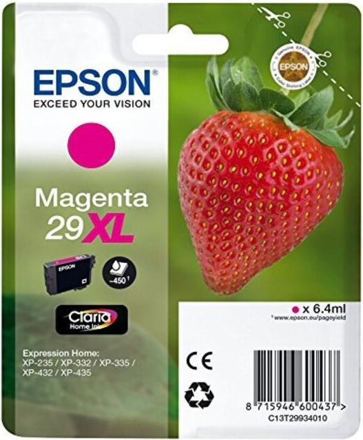 Actual product image Epson 29XL Claria Home (FC)