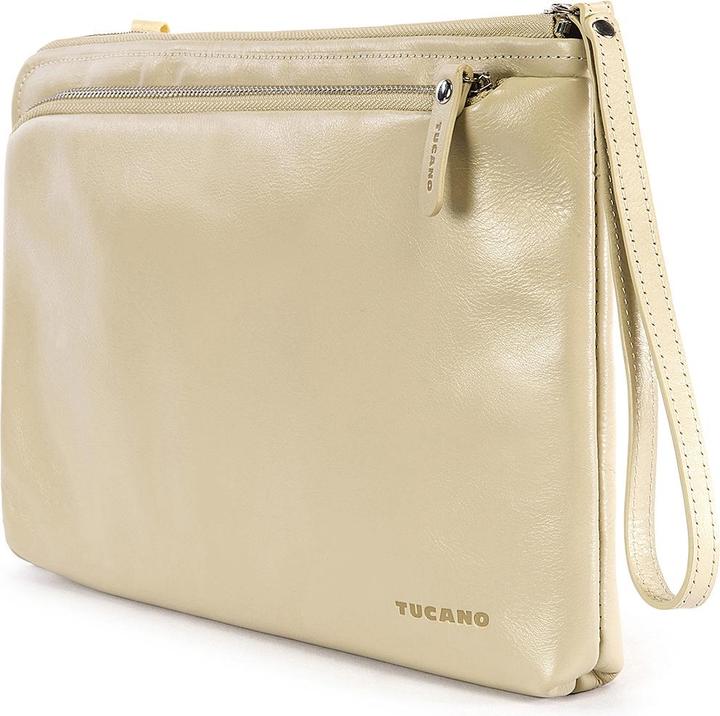 Actual product image Tucano Elle, ladies leather notebook bag for 11 inch devices, IVORY