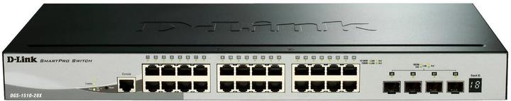 Produktbild D-Link DGS-1510-28X Smart Managed Gigabit Stack Switch 4x 10G (28 Ports)