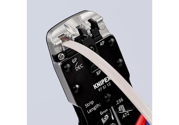 Actual product image Knipex Crimping Pliers for Western plugs (200 mm)