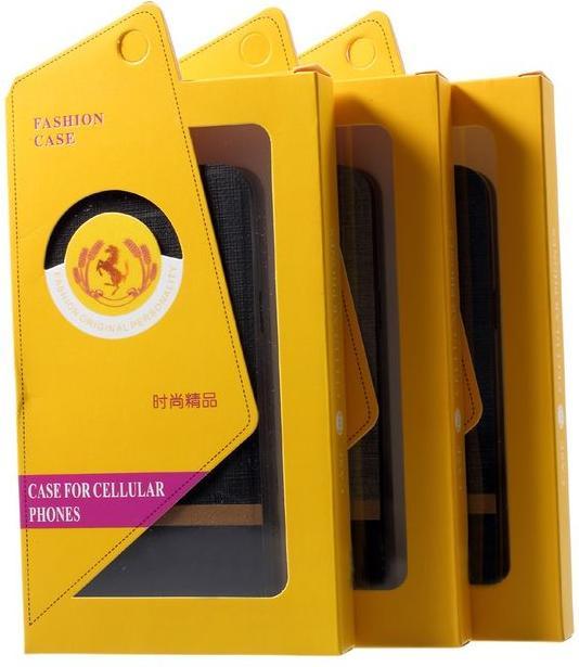 Produktbild MU Classic Leder Hülle mit eingenähtem Stahlblatt (LG Q6, LG Q6+)