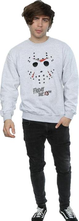 Actual product image Absolute Cult Mens Jason Hockey Mask Sweatshirt (3XL)