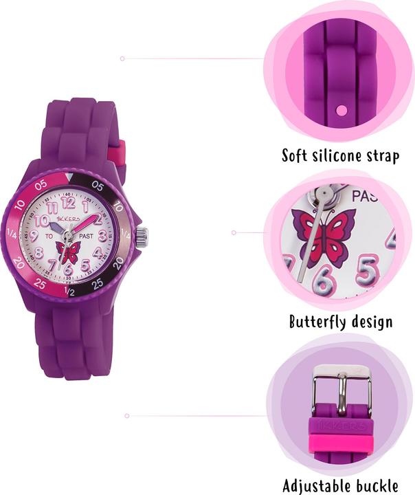 Immagine prodotto Tikkers Insegnante del tempo dei bambini (Orologio da polso analogico)