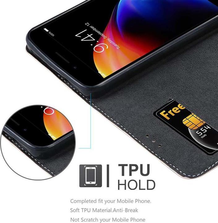 Produktbild Cadorabo Book X-Wallet Cover (Apple iPhone 7 Plus, Apple iPhone 7s Plus)