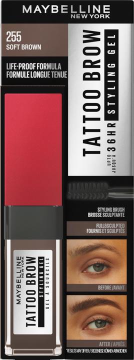 Produktbild Maybelline New York Tattoo Brow 36H Styling Gel (225 Soft Brown)