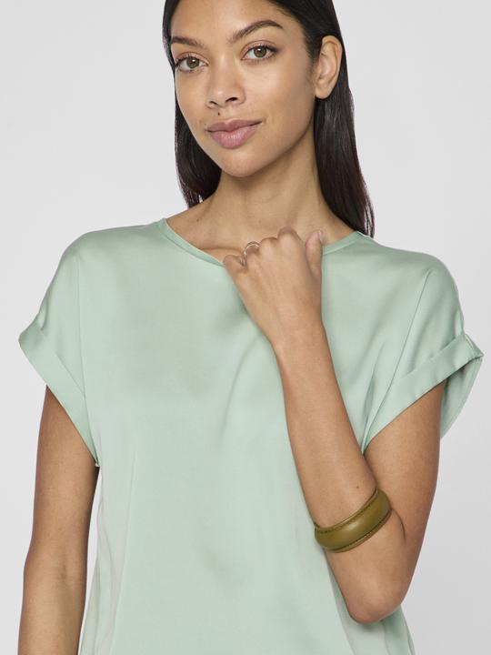 Actual product image Vila Round neckline top with short sleeves (40)