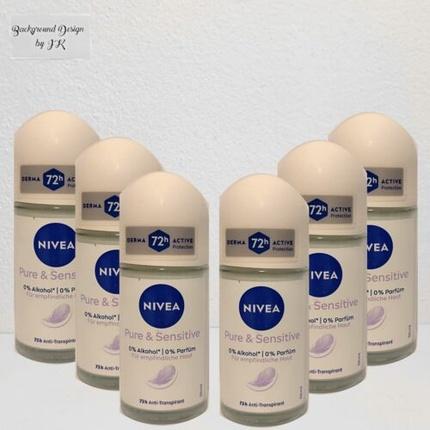 Produktbild NIVEA Pure & Sensitive Anti-Transpirant Roll-On 50ml (Roll-on, 50 ml)