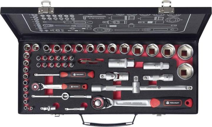 Toolcraft Umschaltknarren-Set (1/4", 1/2")