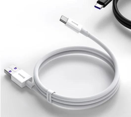 Actual product image Baseus USB A – USB C (1 m, USB 2.0, 66 W)
