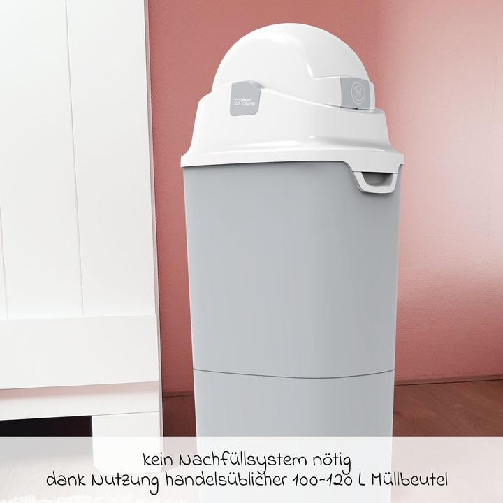 Produktbild Diaper Champ Windeleimer One Maxi Handsfree 120 l Silber