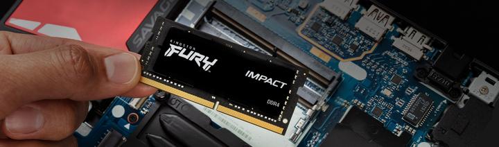 Actual product image Kingston FURY Impact (1 x 8GB, 2666 MHz, DDR4-RAM, SO-DIMM)