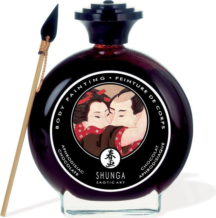 Actual product image Shunga Chocolate Body Paint (100 ml)