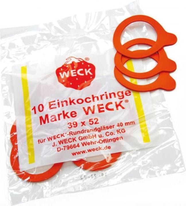 Image du produit Weck 10 Stk. Einkochringe RR40 39x52 (10 pcs, 0.36 l)