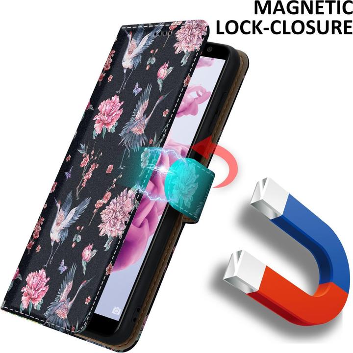 Produktbild Cadorabo Book Hülle mit Print für Huawei MATE 10 LITE (Huawei Mate 10 Lite)