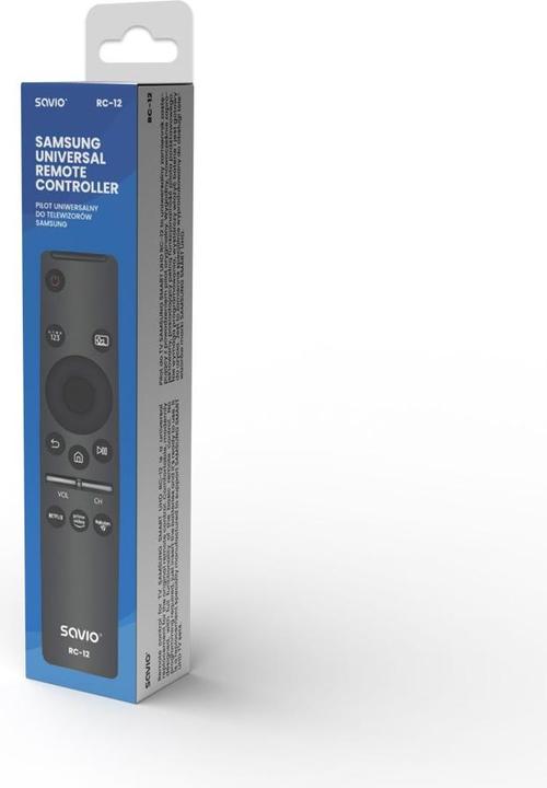 Actual product image Savio RC-12 Remote Control IR Wireless TV (Device-specific remote control, Infrared)