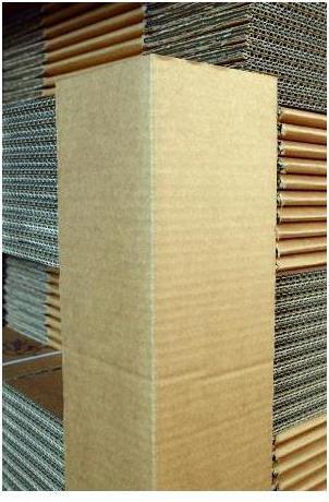 Actual product image Transpak Edge protection strips dimensions 1000x100x100mm thickness 7mm corrugated cardboard quality 2.30 BC (1 m, 100 mm)