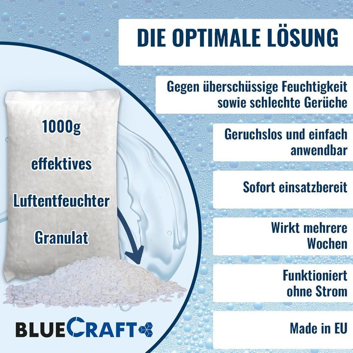 Image du produit BlueCraft 20x 1kg Recharge de déshumidificateur d'air en granulés (20 x)